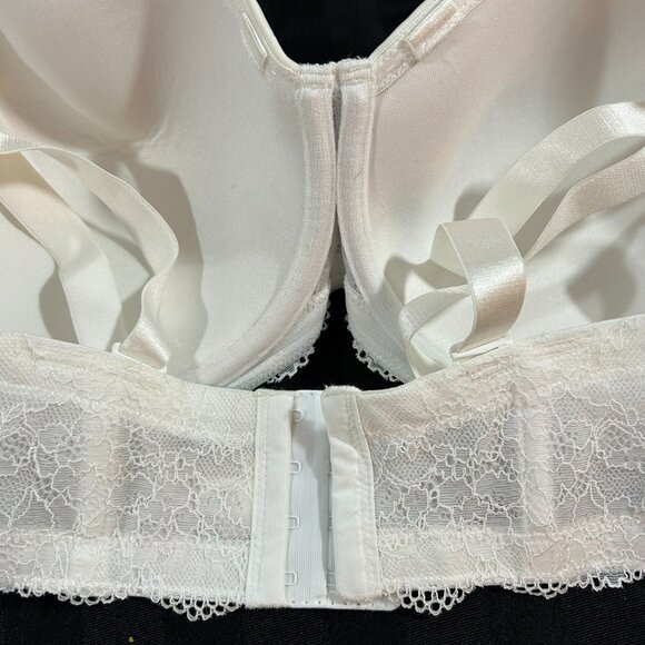 Déesse Lingerie - Balconette Bra w/removable straps - white - NWT - 40DD - Picture 2 of 9